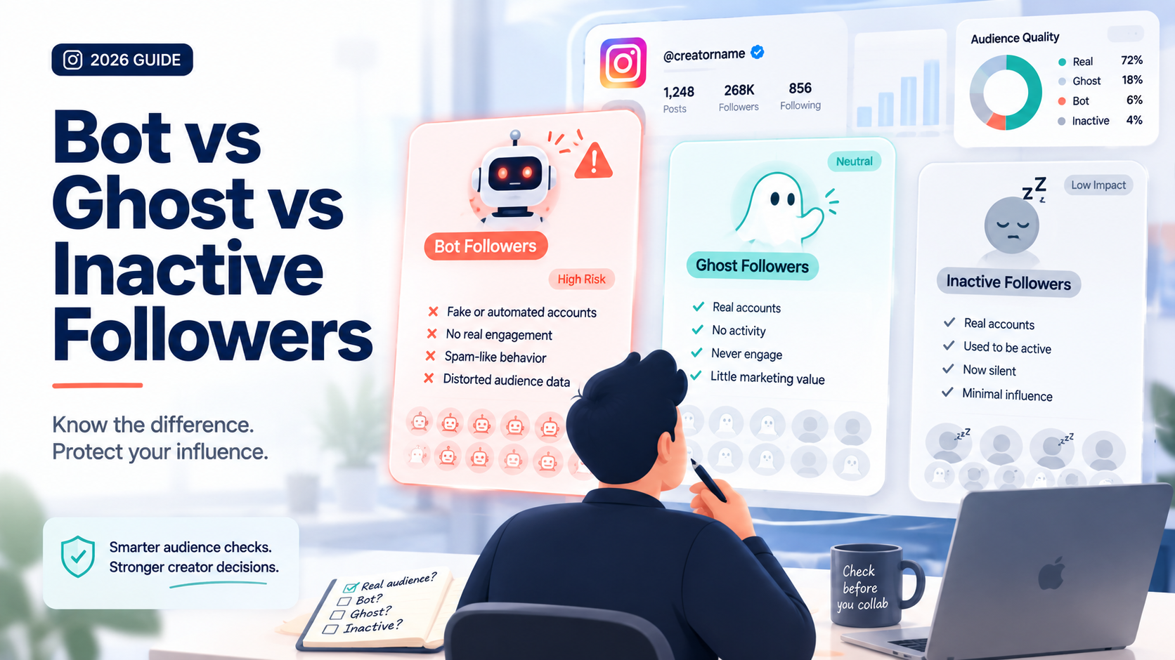 Bot Followers vs Ghost Followers: What's the Difference?